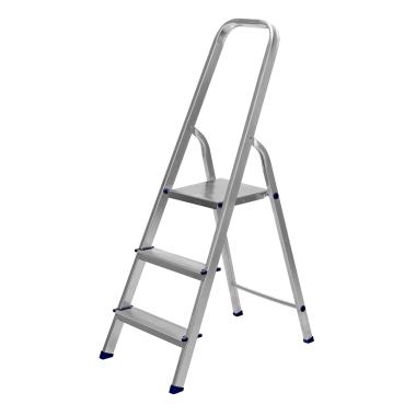 Стремянка, 3 ступени, алюминиевая,(h=1.21m) Сибртех