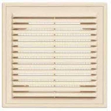 Решетка вентиляционная 150*200мм разъемная пластмассовая Слоновая кость