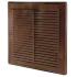 Решетка вентиляционная 180*250мм разъемная пластмассовая Коричневая