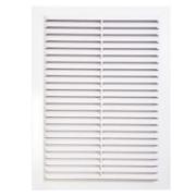 Решетка вентиляционная 200*300мм разъемная пластмассовая Белая