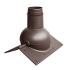 Коньковый элемент, Pipe-Cone, коричневый