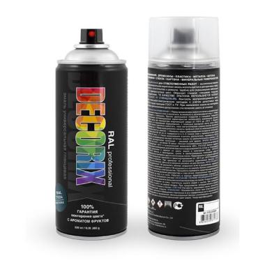 Эмаль аэроз. DECORIX акрил.Professional RAL7024 графитовый серый 520мл