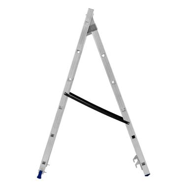 Лестница, 2х 6 ступеней двухсекционная алюминиевая 1,68м (max h=3м), до 150кг, Сибртех
