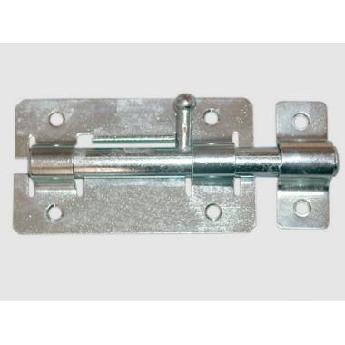 Задвижка дверная ЗД-01 (шпингалет, КРУГЛЫЙ ригель-цинк) Цинк