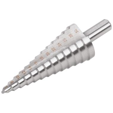 Сверло ступенчатое 6-8-10-12-14-16-18-20-22-24-26-28-30 мм, HSS, FIT