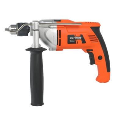 Дрель электрическая ударная PATRIOT FD 800h, с ударом, мощность 850Вт,0-2700об/мин,43200 уд/мин, макс.диаметр 13мм, глубиномер + дополнительная ручка