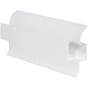 Плинтус 001 Белый Идеал Комфорт мягкий край 55*22мм 2,5м , (40 шт/уп) СНЯТ С ПРОИЗВОДСТВА