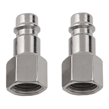 Ниппель универсальный быстросъемный ("папа") 1/4, внутренняя резьба, 2 шт, Stels