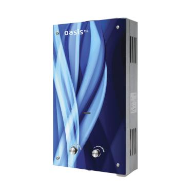 Газовый проточный водонагреватель 20 кВт "Oasis Eco" G-20 (голубые полосы)