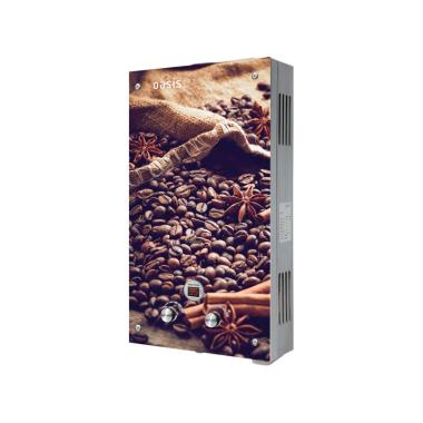 Газовый проточный водонагреватель 20 кВт "Oasis Eco" К-20 (кофе)