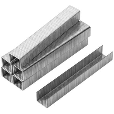 Скобы для степлера закалённые прямоугольные 11,3 мм х 0,7 мм (узкие тип 53) 10 мм, 1000 шт. ФИТ