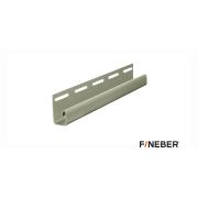 J-профиль к сайдингу FineBer Classic Color, салатовый 3050мм (40шт/уп) ,ПРОДАЖА ПОД ОСТАТОК