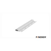 Финишная планка к сайдингу FineBer Classic Color, белый 3800мм (42шт/уп) ,ПРОДАЖА ПОД ОСТАТОК