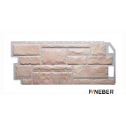 Фасадная панель FineBer Камень, бежевый 1130/470мм 0,44м2 (10шт/уп)