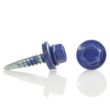 Саморез кровельный D 4.8 мм. 51 мм. Ультрамарин (RAL 5002) ( 50шт/ упак)