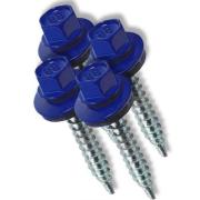 Саморез кровельный D 5,5 мм. 19 мм. Ультрамарин (RAL 5002) (100шт/упак)