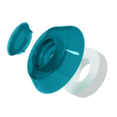 Шайба Термо для поликарбоната Бирюза