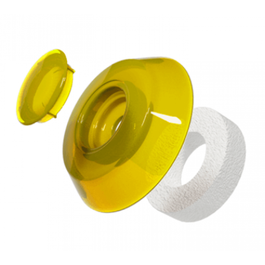 Шайба Термо для поликарбоната Жёлтая