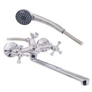 Смеситель для ванны с 2-мя рукоятками с изливом F-40 см, 237064, Антей