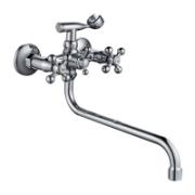 Смеситель д/ванны с 2-мя рукоятками с изливом S-38 см, G 344610-1, Gota Rocio