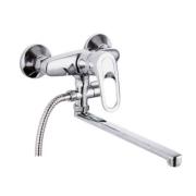 Смеситель д/ванны шар. с изливом F-30см, перекл. душа, P2125, Potato