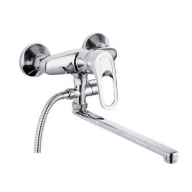 Смеситель д/ванны шар. с изливом F-30см, перекл. душа, P2125, Potato