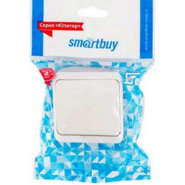 Выключатель"Юпитер"1ОП белый "Smartbuy"