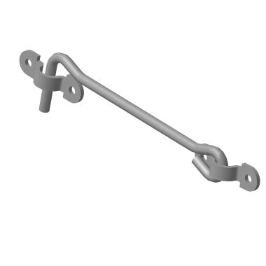 Крючок ветровой КВ-120 цинк "Уральская фурнитура"