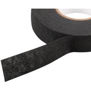 Лента тканевая на флисовой основе ( ПЭТ ) 19 мм х 0,3 мм х 15 м ( черная ) ФИТ