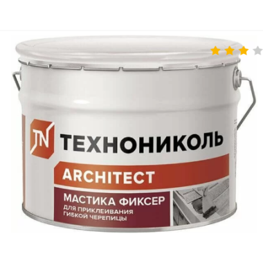 Мастика-ФИКСЕР полимерно-битумная №23 (клей-герметик, клей для ППС/XPS) Технониколь, 12кг,УЦЕНКА