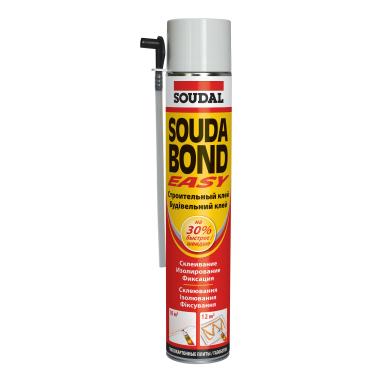 Пена-клей полиуретановый SOUDAL Soudabond EASY 750мл бытовая Х АКЦИЯ