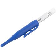 Маркер строительный перманентный, тонкий, удлиненное перо, синий ФИТ