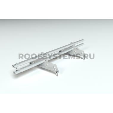 Снегозадержатель трубчатый, Серый (RAL 7004), (Овал) ZN, 1200 мм , 45x25, PRESTIGE РАСПРОДАЖА!