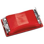 Брусок для шлифования, 210 х 105 мм, пластиковый с зажимами