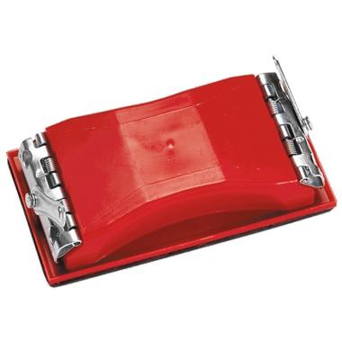 Брусок для шлифования, 210 х 105 мм, пластиковый с зажимами