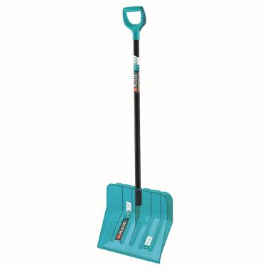 Лопата для уборки снега поликарбонат, 460х400х1380 мм, алюминиевый черенок, LUXE Palisad