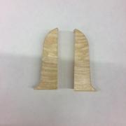 Торцевая заглушка для плинтуса, левая, 218, Дуб европейский, Идеал, Комфорт