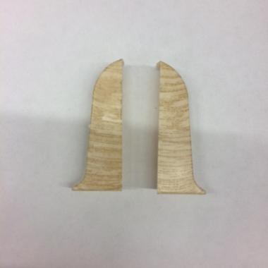 Торцевая заглушка для плинтуса, правая , 218, Дуб европейский, Идеал, Комфорт