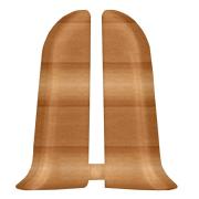 Торцевая заглушка для плинтуса, правая , 232, Бук красный, Идеал, Комфорт