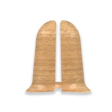 Торцевая заглушка для плинтуса, левая, 233, Бук светлый, Идеал, Комфорт