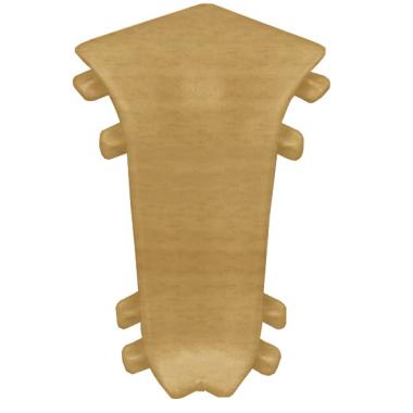 Угол внутренний для плинтуса, 233, Бук светлый, Идеал, Комфорт