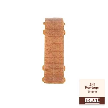 Соединитель для плинтуса , 241, Вишня, Идеал, Комфорт СНЯТ С ПРОИЗВОДСТВА