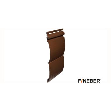 Сайдинг FineBer BlockHouse Extra Acrylic, могано 3660х232 мм 0,85м2 (12шт/уп) ,ПРОДАЖА ПОД ОСТАТОК