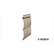 Сайдинг FineBer BlockHouse Classic Color, сандал 3660х232 мм 0,85м2 (12шт/уп),ПРОДАЖА ПОД ОСТАТОК