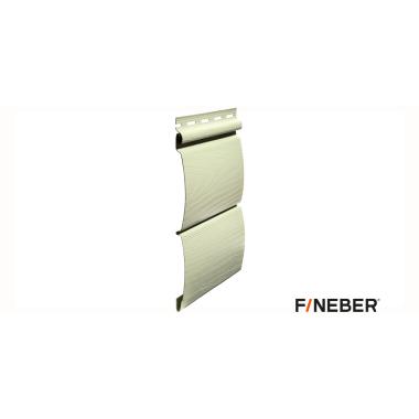 Сайдинг FineBer BlockHouse Classic Color, фисташковый 3660х232 мм 0,85м2 (12шт/уп),ПРОДАЖА ПОД ОСТАТ