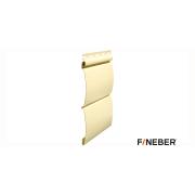 Сайдинг FineBer BlockHouse Classic Color, шампань 3660х232 мм 0,85м2 (12шт/уп) ,ПРОДАЖА ПОД ОСТАТОК
