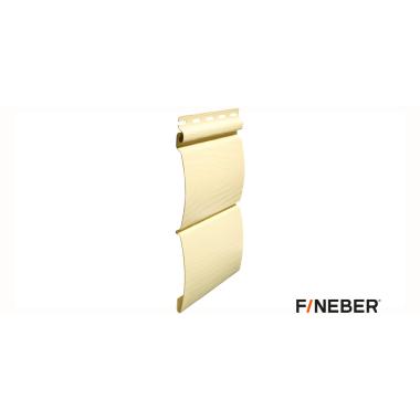 Сайдинг FineBer BlockHouse Classic Color, шампань 3660х232 мм 0,85м2 (12шт/уп) ,ПРОДАЖА ПОД ОСТАТОК