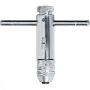 Вороток для метчиков М5-М12, хромированный, с трещоткой Matrix