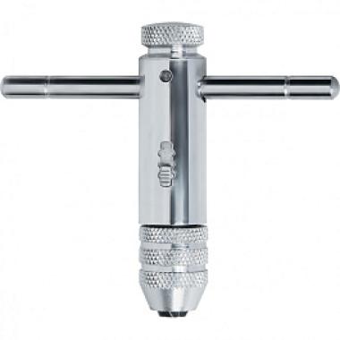 Вороток для метчиков М5-М12, хромированный, с трещоткой Matrix