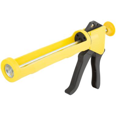 Пистолет для герметика 225 мм полукорпусной, полипропиленовый корпус ФИТ